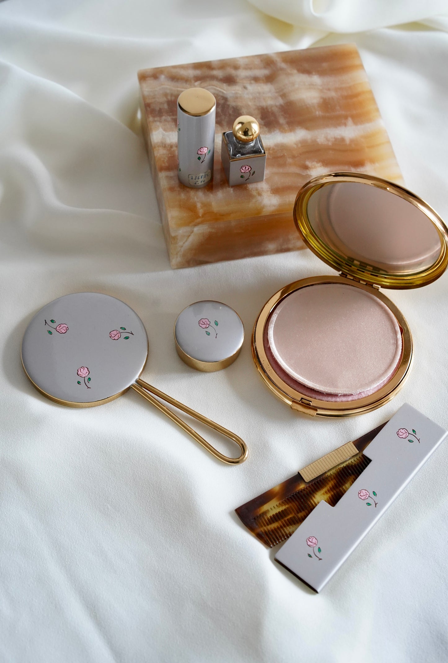 1960s Vanity Set, greay