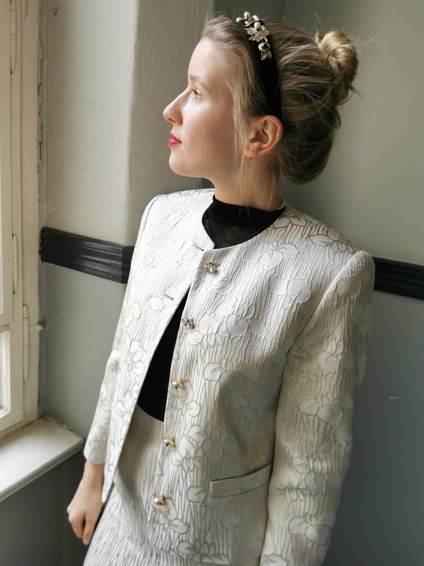1980s vintage Blazer & skirt set, size M | US 10 | UK 12 | EU 38
