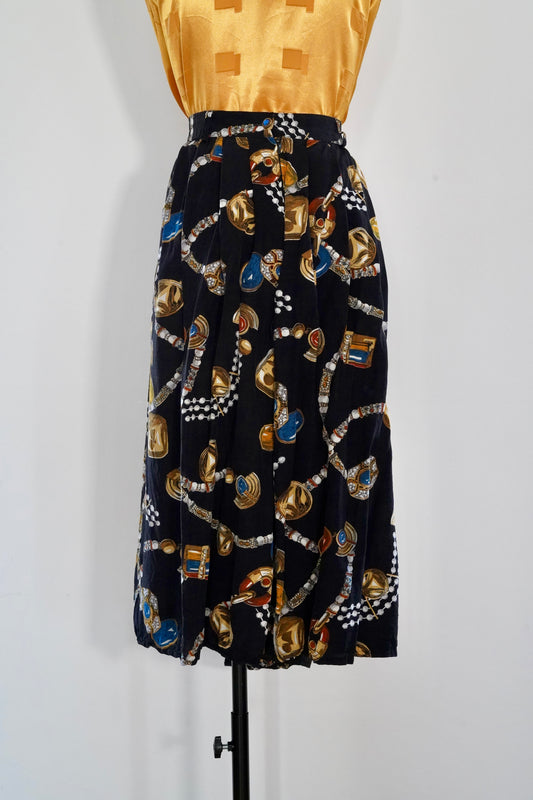 1980s vintage skirt, size L-XL