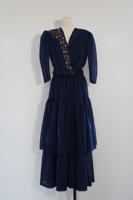 1970s vintage dress, size S-M
