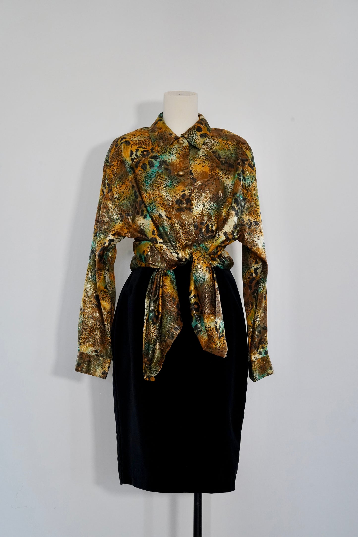 1990s vintage blouse, size XL-XXL