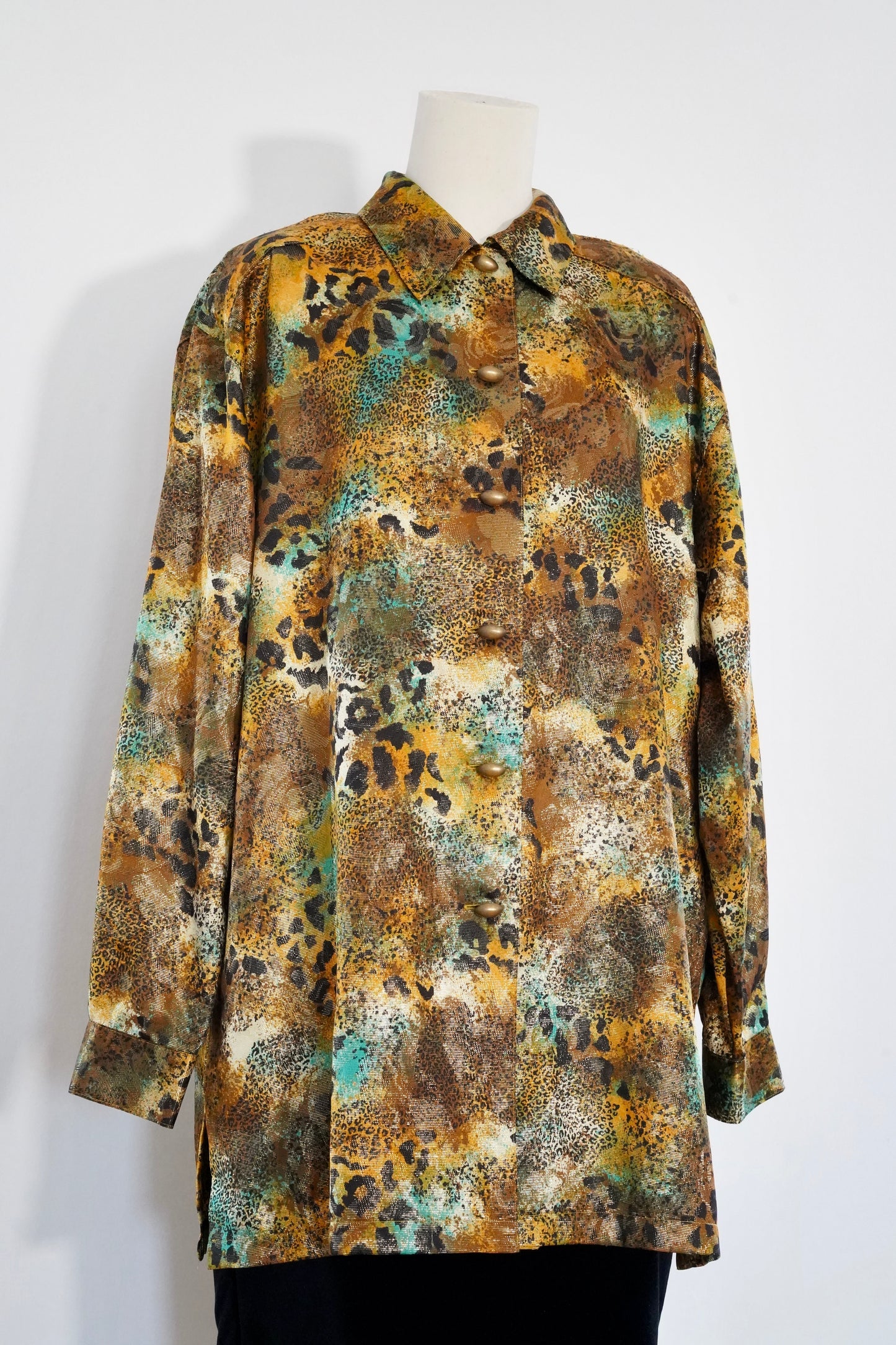 1990s vintage blouse, size XL-XXL