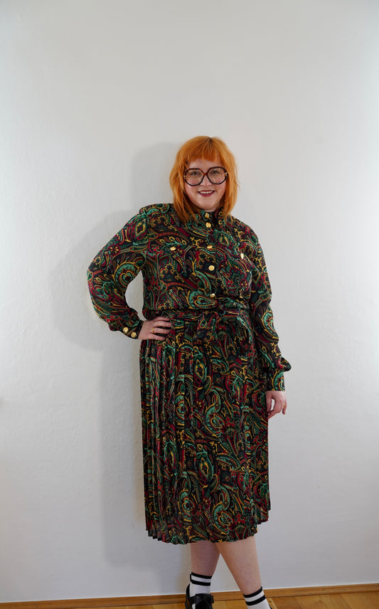 1980s co-ord, UK 16-18 | EU 44-46