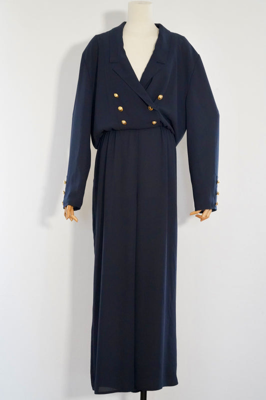 1980s vintage jumpsuit, Frank Usher, size M-L