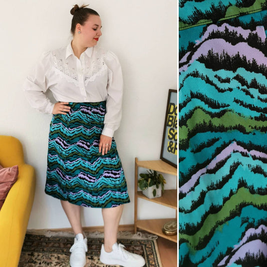 1980s vintage skirt, size L-XL | US 10 | UK 12 | EU 40-42