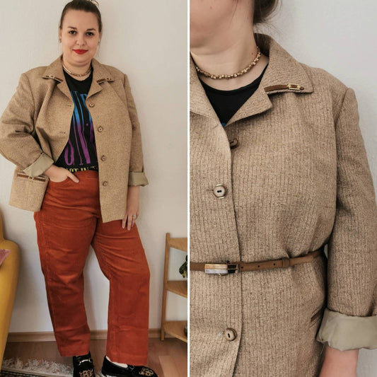 1970s vintage blazer & belt size L-XXL