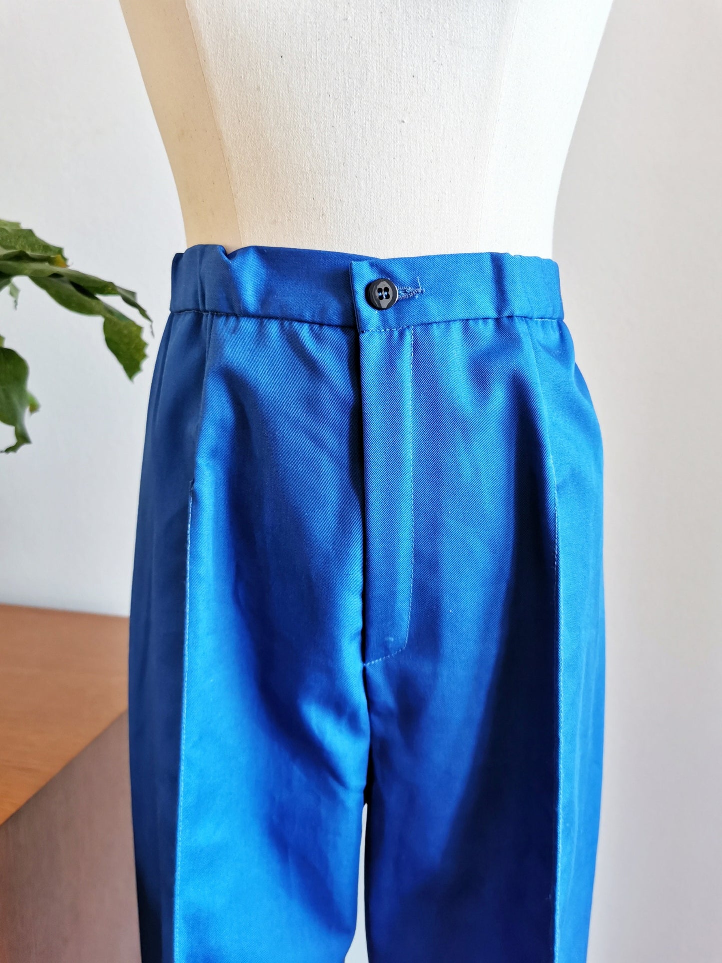 Vintage pants, 1970s flared pants, blue, hippie, size S | US 4 | UK 8 | EU 36