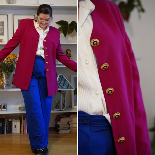 1990s vintage blazer, size XXL, US 12-14 | uk 16-18 | eu 44-46